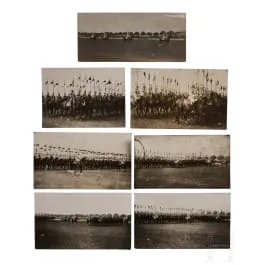 普鲁士近卫骑兵团、近卫胸甲骑兵团和近卫龙骑兵团(第2团)阅兵照片