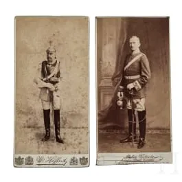 Photos d'officiers prussiens du GdC, signées