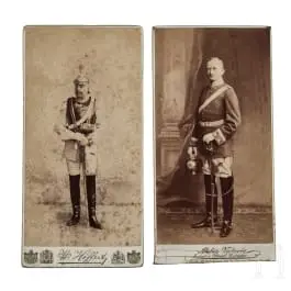 Photos d'officiers prussiens du GdC, signées