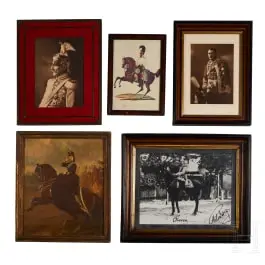 Photos d'officiers de la cavalerie de la Garde prussienne