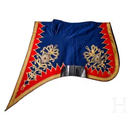 Leib-Garde Husar subayları için eyer örtüsü