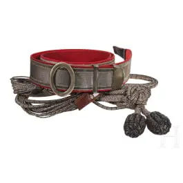 Bandolier und Schärpe eines Offiziers der preußischen Leib-Garde-Husaren