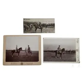 Fotos von Paraden der preußischen Leib-Garde-Husaren und der Gardedragoner