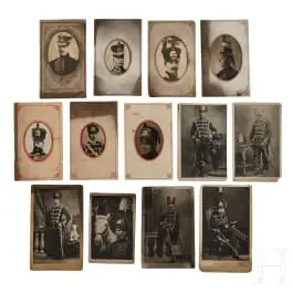 Fotografie del 1° Reggimento prussiano degli ussari della guardia (HR 1), prima del 1860