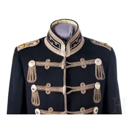 Attila di un tenente del 2° reggimento prussiano degli ussari della guardia