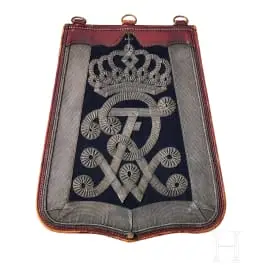 Borsa portasciabola di un ufficiale del 2° reggimento prussiano ussari della guardia («Testa di morto»)