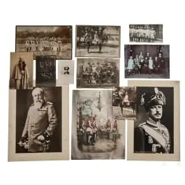 Images de hussards de la Garde prussienne et de cuirassiers