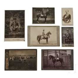 Photos de la Garde prussienne et des hussards à tête de mort