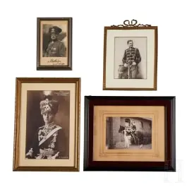 Quatre photos d'officiers prussiens (HR1 et HR2)