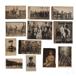 Photos de groupe de hussards prussiens