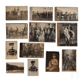 Photos de groupe de hussards prussiens
