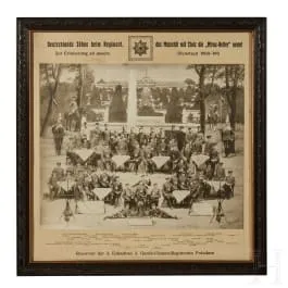 Reservistenilder des 1. und 3. Garde-Ulanen-Regiments der preußischen Armee