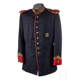 Waffenrock M 67 eines Leutnants der preußischen Garde-Landwehr