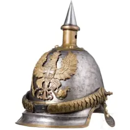 Casque M 1843 pour hommes de troupe des cuirassiers de ligne