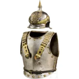 普鲁士胸甲骑兵士兵铠甲套装，19世纪末/20世纪初