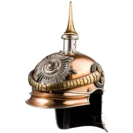 Casque pour officiers des régiments Garde du Corps ou Gardekürassiere, vers 1900