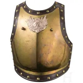 Plastron de cuirasse pour hommes du rang du régiment Garde du Corps