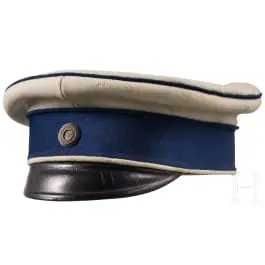 Casquette à visière pour sous-officiers du régiment de cuirassiers de la Garde ou du régiment de cuirassiers n° 6