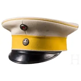 Casquette à visière pour officiers de réserve du régiment de cuirassiers n° 7, vers 1900