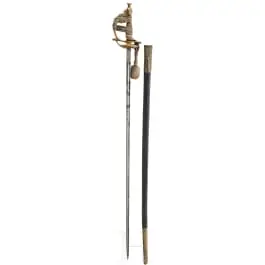 Épée de pointe pour officiers de cuirassiers, vers 1900