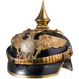 Elmo per truppa del 1° Reggimento dragoni della Guardia „Regina Vittoria di Gran Bretagna e Irlanda”, circa 1900