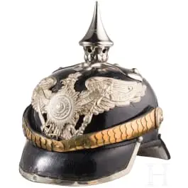 Elmo per truppa del 2° Reggimento Dragoni della Guardia, datato 1894