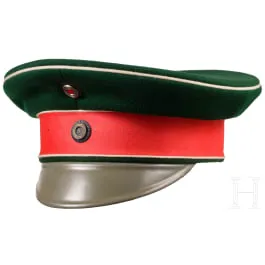 Skyggelue for reserveoffiserer i husarregiment nr. 11