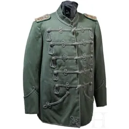 第11威斯特法伦骠骑兵团军官用野战灰阿提拉军服 M 1910