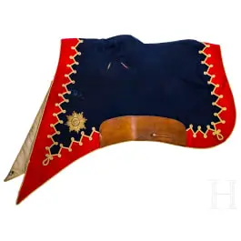 Gualdrappa per truppa del Reggimento Ussari della Guardia del Corpo, datata 1913