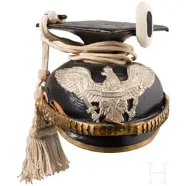 Tschapka pour hommes de troupe du régiment d'uhlans n° 7, vers 1900