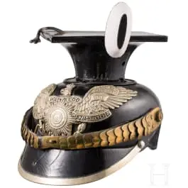 Tschapka pour hommes de troupe du régiment d'uhlans n° 13, vers 1915