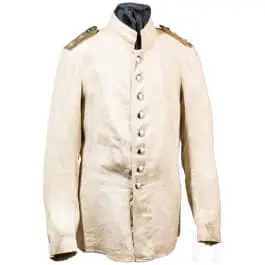 Giacca estiva per un capitano di cavalleria nel 3° Reggimento Ulani della Guardia, circa 1890