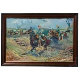 Dipinto «Pattuglia dei cacciatori a cavallo», 1914