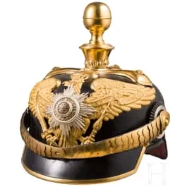 炮兵将军头盔 M 1889，1897年起佩戴样式