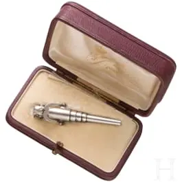 Elegante etichetta regalo della Friedrich Krupp AG, inizio XX secolo
