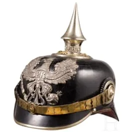 Přilba pro důstojníky ženistů, kolem 1900