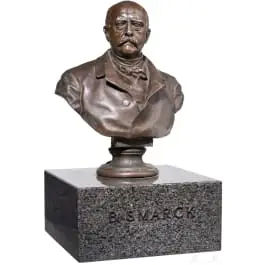 Fritz Schaper (1841 - 1919) - Portretna bista cara Otta von Bismarcka