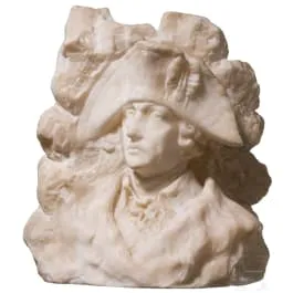 Kong Frederik II af Preussen - stentbuste, 19. årh.