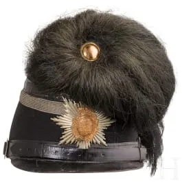 Tschako M 1867 für Unteroffiziere der K.S.Jäger-Bataillone