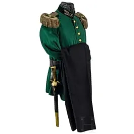 Uniforme pour hauts fonctionnaires forestiers du Royaume de Saxe, vers 1910