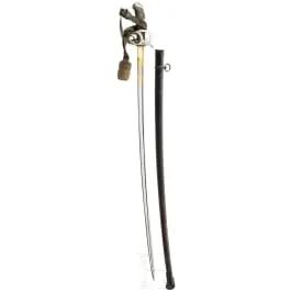 Eisenhauer-sabel M 1881 for kavalerioffiserer, bæremåte fra 1905