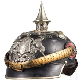 “Königin Olga”龙骑兵团（第1符腾堡）第25团军官头盔，约1900年
