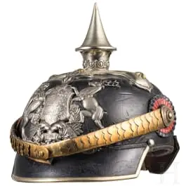Elmo per ufficiali del reggimento dragoni «Regina Olga» (1° Württemberg) n. 25, circa 1900
