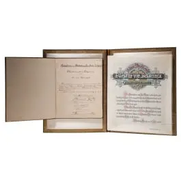 Otto von Bismarck (1815 - 1898) - čestitka „Nijemaca na La Plati“ za njegov 77. rođendan 1892.