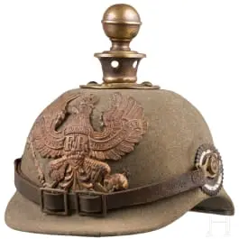 Zamjenska kaciga od pusta za topničke vojnike, oko 1914.