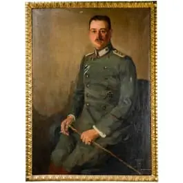 Portret njemačkog časnika u prirodnoj veličini, datiran 1916.