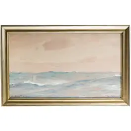 Claus Bergen (1885 - 1964) - gvaš s morskim pejzažem 1930