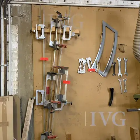 Parti bore-skabeloner til beslag