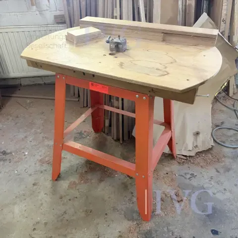 Underbord til overfræser (orange)
