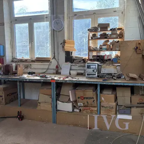 Egenfremstillet arbejdsbænk